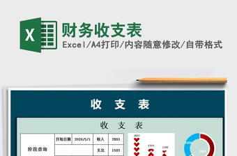2021年財務(wù)收支表