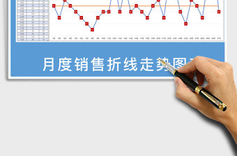 2021年月度銷售折線走勢圖表