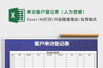 2021年來訪客戶登記表（人力資源）