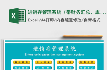 2021年進(jìn)銷存管理系統(tǒng)（帶財(cái)務(wù)匯總，庫(kù)存自動(dòng)更新）