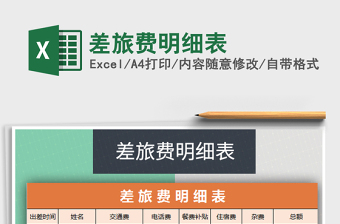2021年差旅費(fèi)明細(xì)表