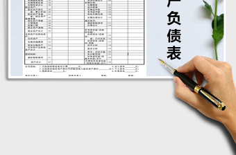 2021年资产负债表财务报表