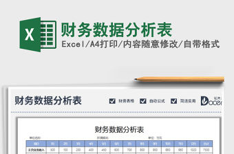 2021年財務數據分析表