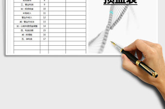 2021年損益表模板