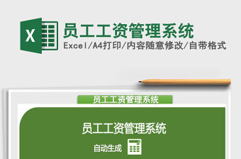 2021年員工工資管理系統