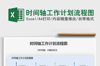 2021年时间轴工作计划流程图