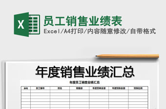 2021年員工銷售業(yè)績(jī)表