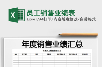 2021年員工銷售業(yè)績表