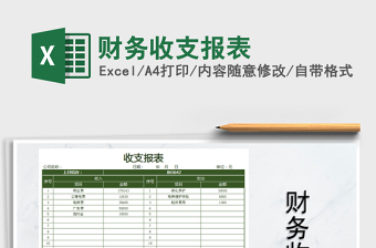 2021年財(cái)務(wù)收支報(bào)表