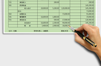2021年村集體經(jīng)濟組織收支明細表