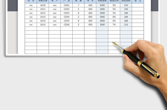 2021年銷售業績提成統計表