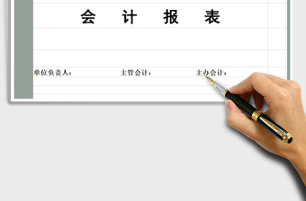 2021年会计报表封面 （通用）