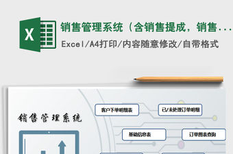 2021年銷售管理系統(tǒng)（含銷售提成，銷售訂單智能查詢統(tǒng)計）