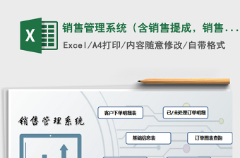 2021年銷售管理系統(tǒng)（含銷售提成，銷售訂單智能查詢統(tǒng)計(jì)）