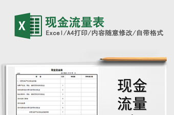 2021年現(xiàn)金流量表