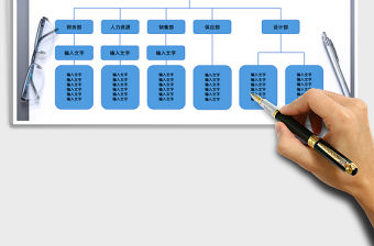 2021年人員企業公司組織架構圖表