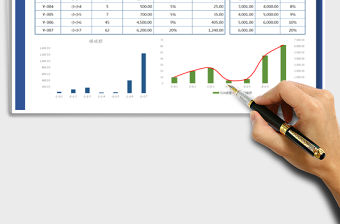 2021年提成分析表（提成自動(dòng)管理）