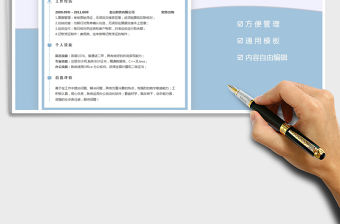 2021年個人簡歷財務會計