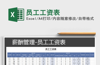 2021年員工工資表
