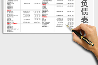 2021年資產(chǎn)負(fù)債表