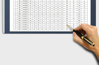 2021年初中成績(jī)單統(tǒng)計(jì)表自動(dòng)排名可查詢