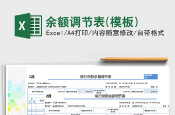 2021年余額調(diào)節(jié)表(模板)