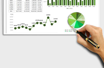 2021年可視化圖表-收支利潤表