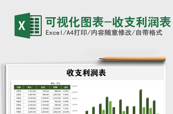 2021年可視化圖表-收支利潤表