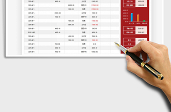 2021年財務(wù)日常收入支出明細表