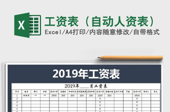 2021年工資表（自動(dòng)人資表）