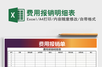 2021年費(fèi)用報(bào)銷明細(xì)表