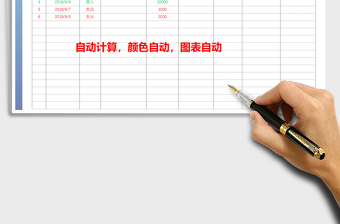 2021年收支明細表