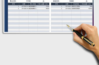 2021年收支明細(xì)費(fèi)用統(tǒng)計(jì)表