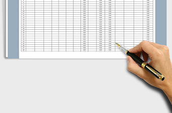 2021年精美收支日報表（含公式）