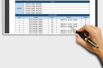 2021年公司會議紀要記錄表