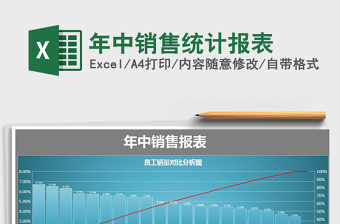 2021年年中銷售統(tǒng)計(jì)報(bào)表