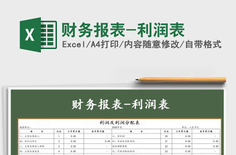 2021年財務報表-利潤表