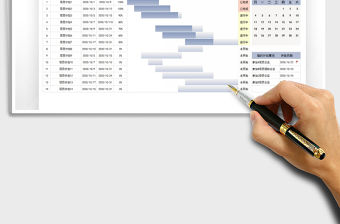 2021年工作規劃表-進度表