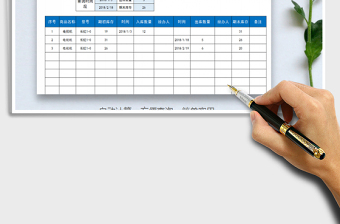 2021年单一商品进销存管理（可查询）