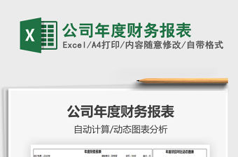 2021年公司年度財務報表