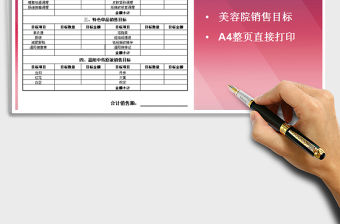 2021年美容院銷(xiāo)售業(yè)績(jī)目標(biāo)