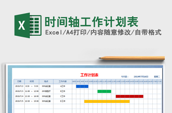 2021年時(shí)間軸工作計(jì)劃表