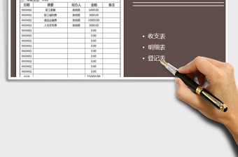 2021年财务收支表-自动计算