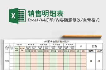 2021年銷售明細表