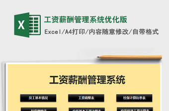 2021年工資薪酬管理系統(tǒng)優(yōu)化版