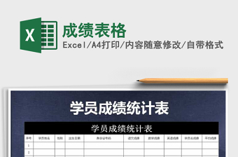 2021年成績表格