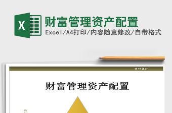 2021年財富管理資產配置