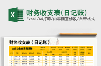 2021年財(cái)務(wù)收支表(日記賬)