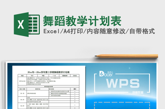2021年舞蹈教學(xué)計劃表