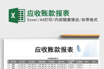 2021年應(yīng)收賬款報(bào)表